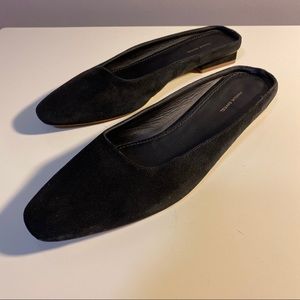 Mansur Gavriel Suede Mule Flats